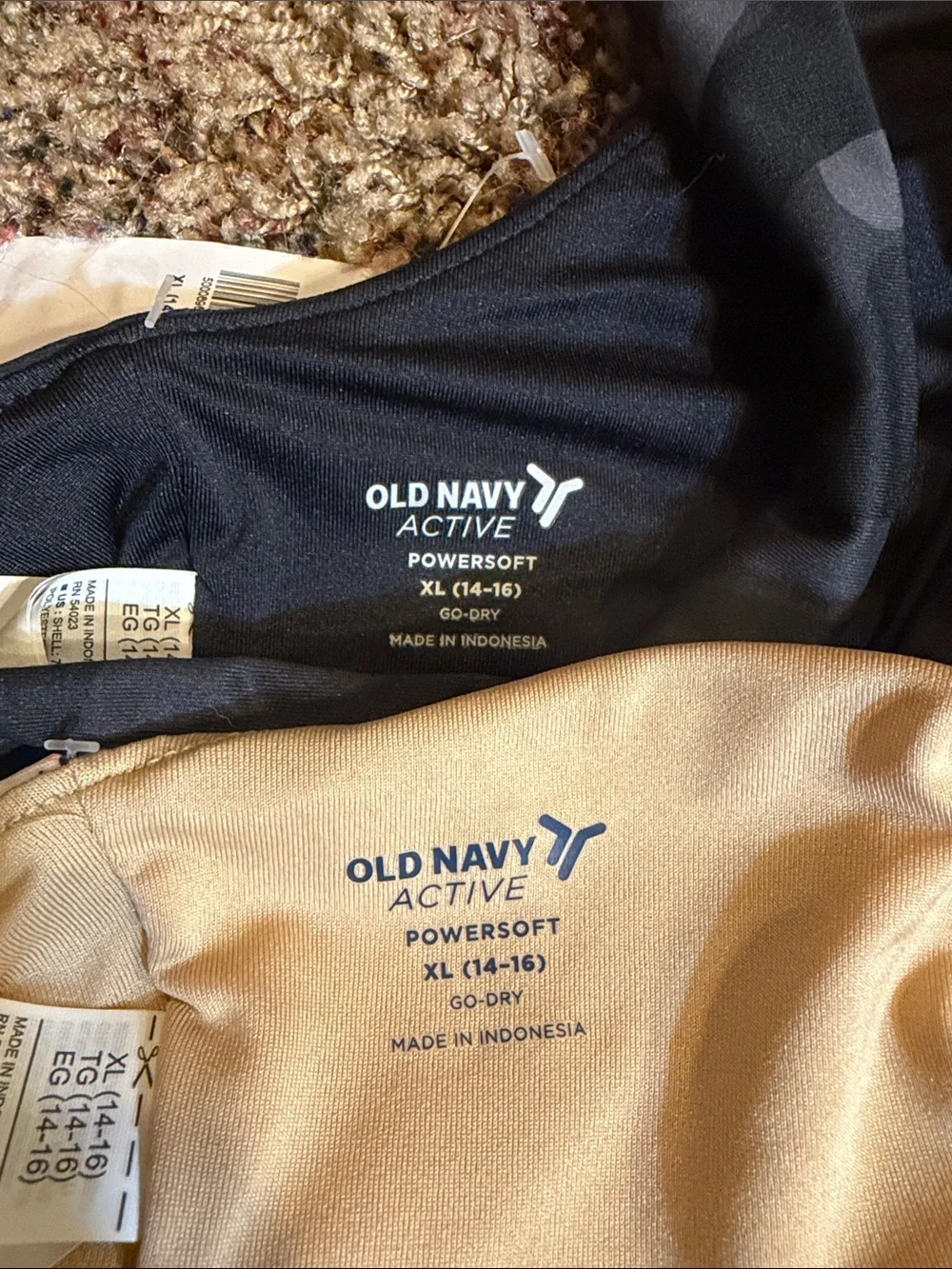 Old Navy Girls Floral Pink & Charcoal Camo Sports Bra Set NWT